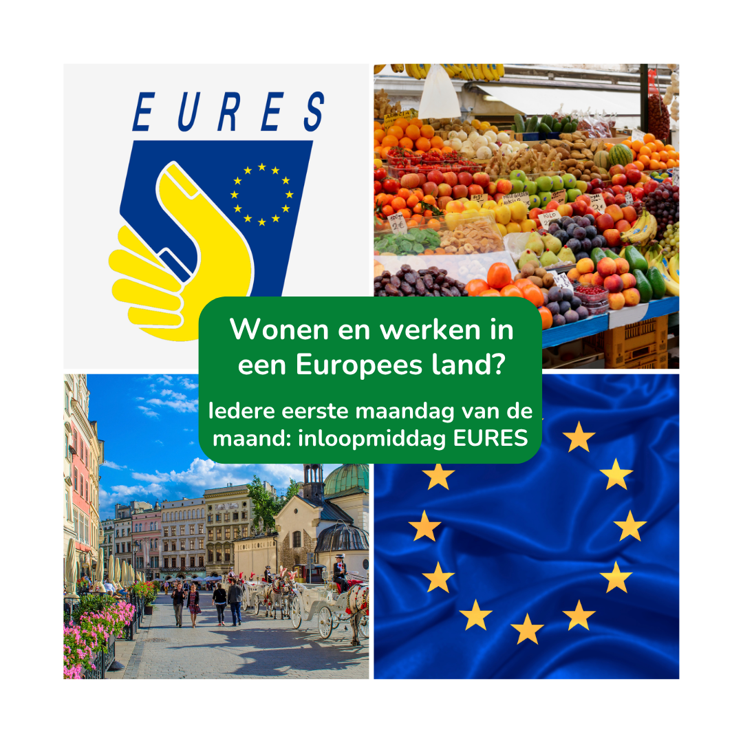 Wonen en werken in een ander Europees land? Kom langs op de eerste maandag van de maand in Leiden voor het inloopspreekuur van EURES